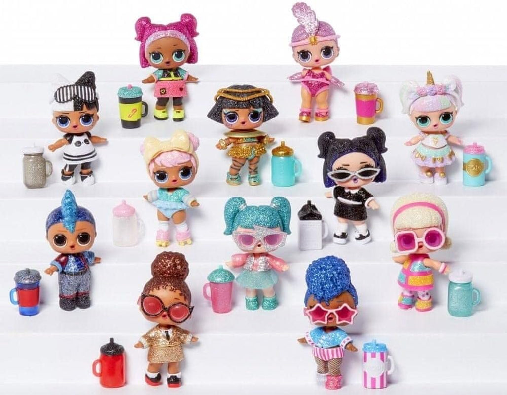 LOL Surprise Glitzer Series - Glitzer-Puppen im 12er-Pack - 80+ overraskelser med hvalpe, outfits, tilbehør og mere - Spielzeug mit Wasserüberraschung - Für Mädchen und Jungen ab 4 Jahren