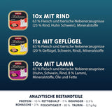 animonda Vom Feinsten Kitten Variety til killinger (32 x 100g), kornfrit og sukkerfrit vådfoder til unge katte med 100% friske og kødfulde ingredienser.