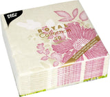 Papstar, 50 servietter "ROYAL Collection" 1/4 fold 40 Cm X 40 Cm Fuchsia "Annabel", #85015