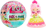 L.O.L. Overraskelse! Mix & Make Birthday Cake Tots - Med samlerdukke, gør-det-selv-kage-kjole, "bagning" og dekoration af kagen, ingredienser og glimmerdrys - Dukke med kage-kjole - Ideel til piger fra 3+ Naty Shop Dolls Standardstørrelse