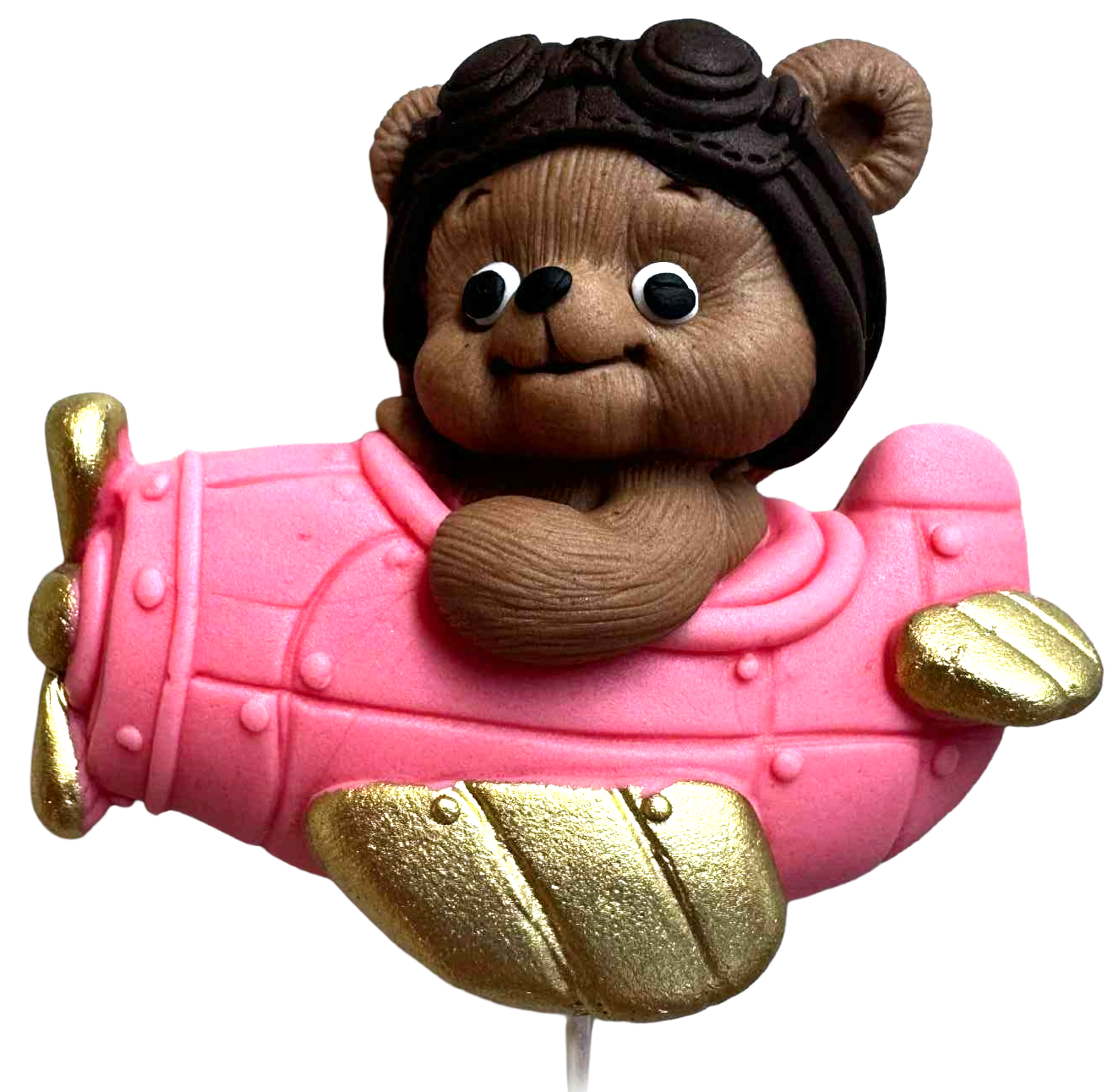 Spiselig dekoration, Bjørn i flyet Dekorationer fra Sugar Paste Nati Shop