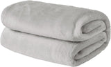 Brentford's Ultra Soft Fleece sengetæppe, Sølvgrå, Stor dobbeltseng - 150 X 200 cm Senge og tæpper Beuche den Brentfords-Store Sølvgrå 120 X 150 cm