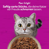 WHISKAS PURE DELIGHT Vådfoder i gelé 24 x 85g Classic Ragout (4 pakker) 48 portionsposer