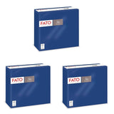 - Bløde og skånsomme engangspapirtissues 40 pakke vævsstørrelser 38X38 foldet i 4 2 lag Natblå farve 100 % rent cellulosepapir Fsc-certificeret (pakke med 3)