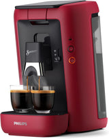 PHILIPS Senseo Maestro kapsel-espressomaskine - Intense Plus-teknologi, højkvalitets espresso, økologisk design, 1,2 l vandtank, memofunktion, afkalkningsindikator (CSA260/60)