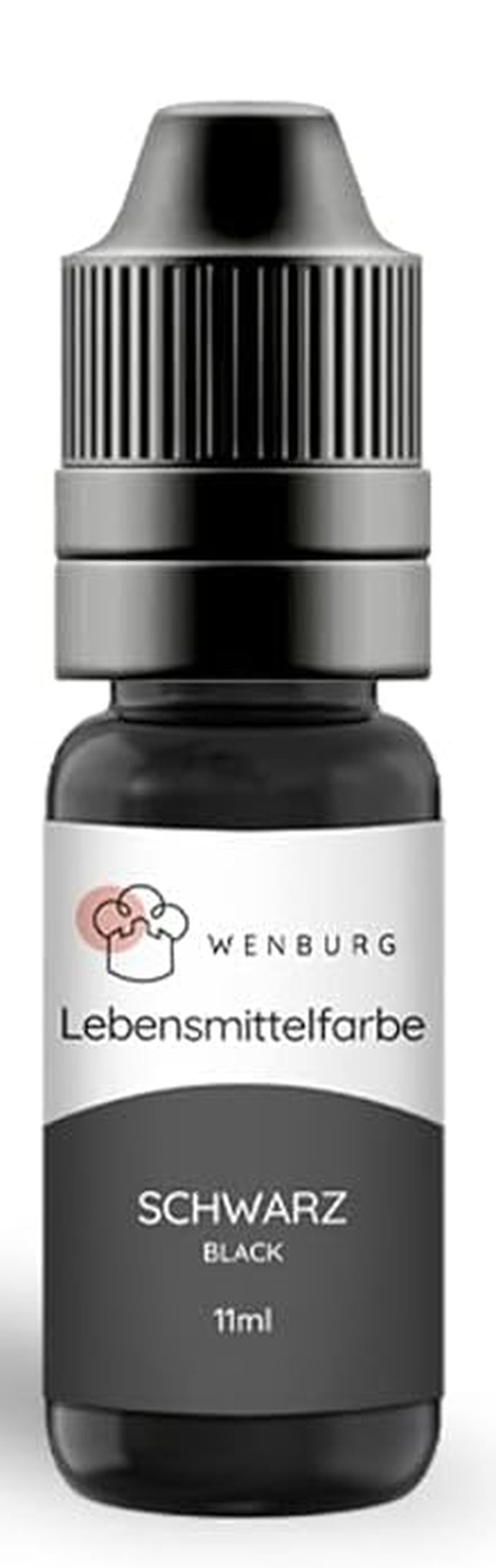 Wenburg madfarve, glitter, 11 ml, koncentreret, fremstillet i EU, flydende. Til farvning af dej, drikkevarer, smagsstoffer, slim - guldglimmer madfarve - guldkagefarvning - guldglimmer