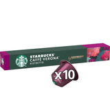 STARBUCKS Caffé Verona by Nespresso, Dark Roast, Kaffeekapsel 10 x 10 (100 Kapseln)