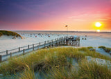 Ravensburger Puslespil 12000690 - Solnedgang over Amrum - 1000 brikker puslespil for voksne og børn fra 14 år, Nordsø strand motiv puslespil Puslespil Naty Shop Scenic