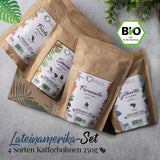 ORIGEENS Bio Kaffeebohnen Probierset 1kg | Premium Bio Arabica Kaffee Ganze Bohnen Sæt 4x250g | Traditionel Röstung | Kaffe Geschenkset