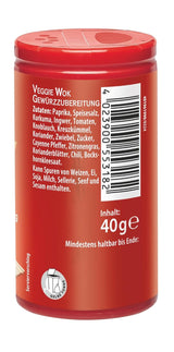 Bamboo Garden - Veggie Wok Mix Würzmischung | Veganske, naturlige ingredienser | 40 g i dosis