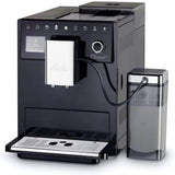 Melitta CI Touch - Fuldautomatisk espressomaskine med mælkesystem, espressomaskine med integreret kaffekværn og mælkeskummer, f.eks. til espresso eller cappuccino, sølv