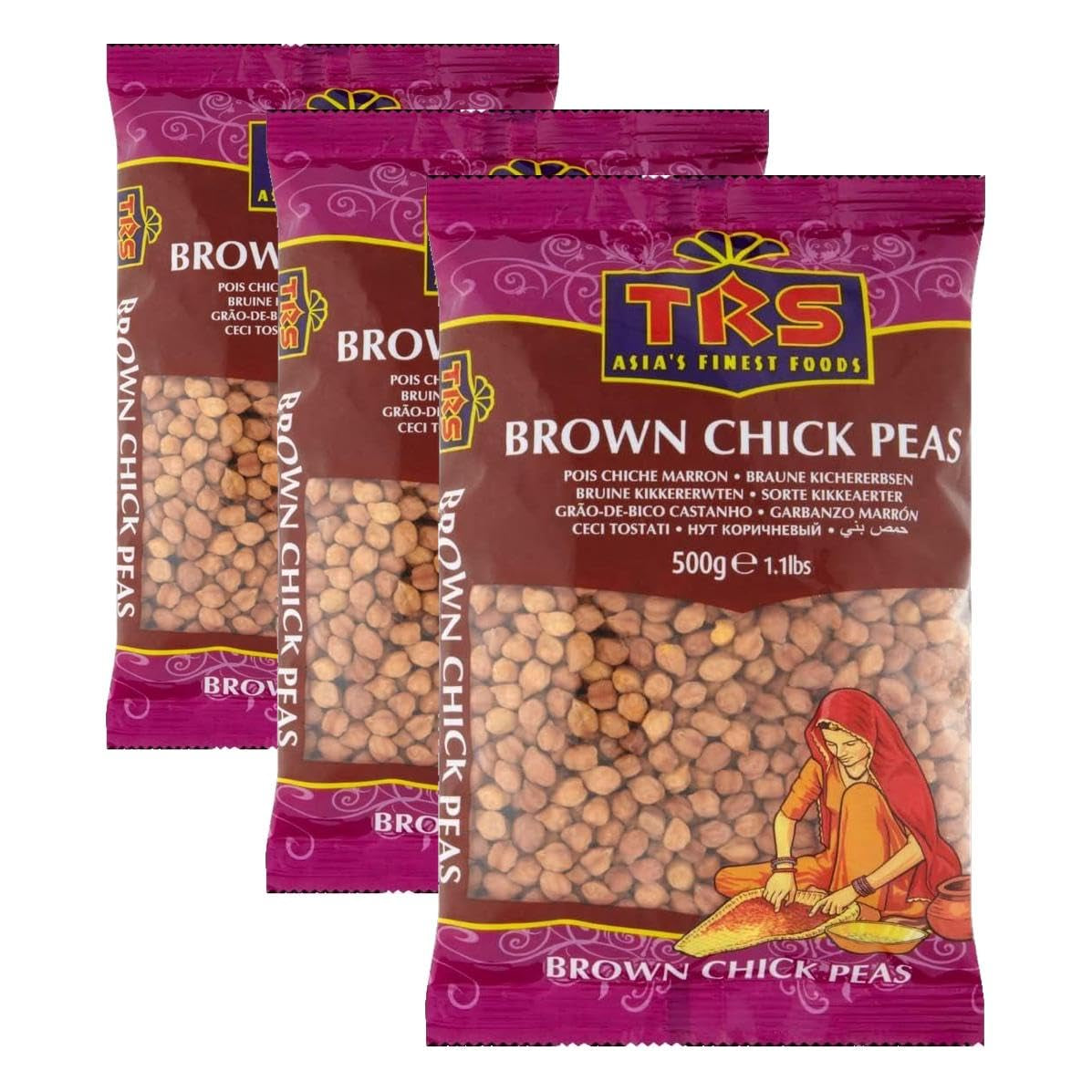 TRS - Brune kikærter - (1 x 500 g)