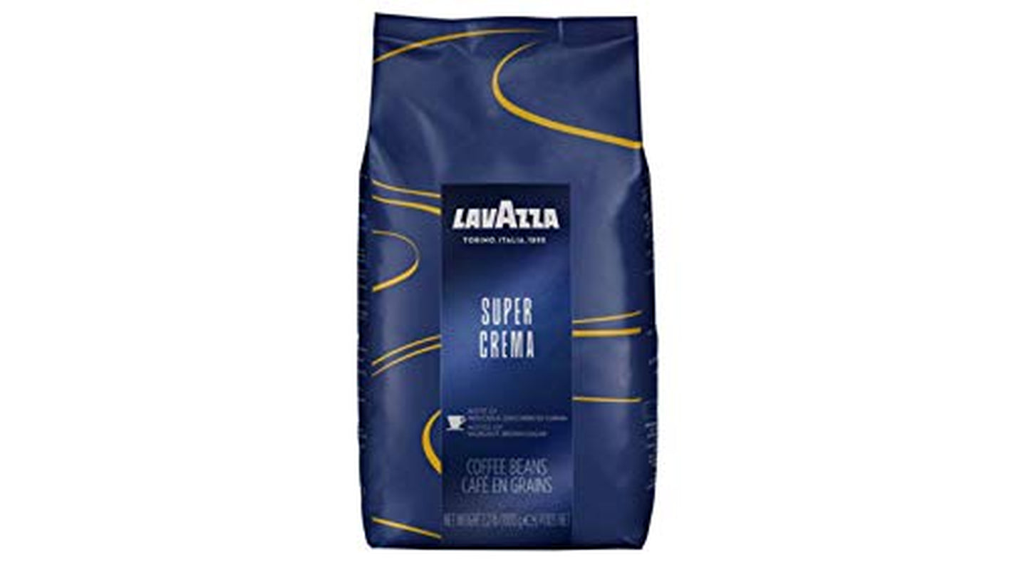 LAVAZZA Espresso SUPER CREMA Aromatic 8x 1000g (8000g) - ristede kaffebønner