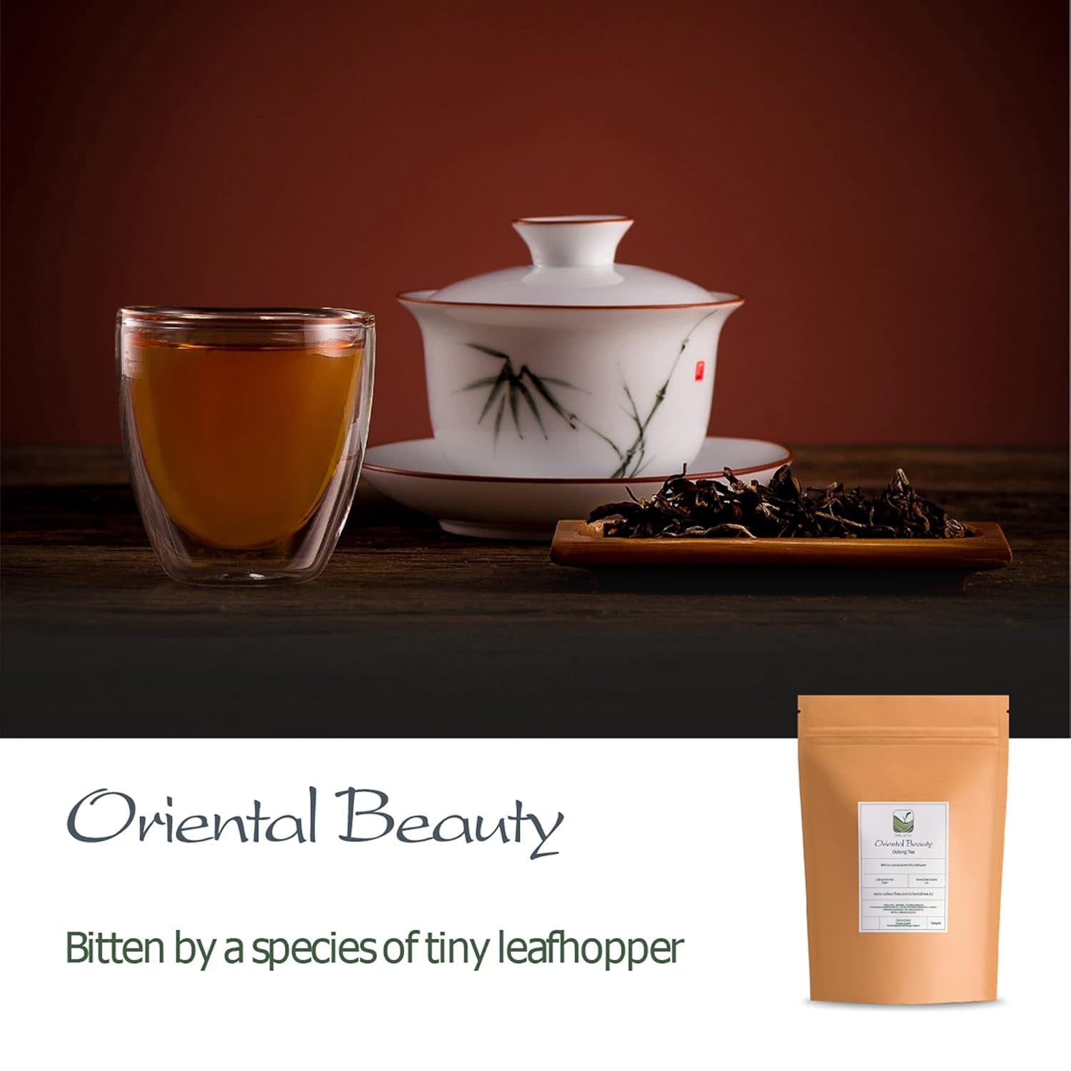 Orientalsk skønhed Taiwan Oolong Tea - Dongfang Meiren Taiwanesisk te - Wu Long White Tips eller Blue Tea Wu Long Tea Orientalsk blå te Blå te Olong Tea Olong Tea Økologisk Oolong Tea Olong Tea