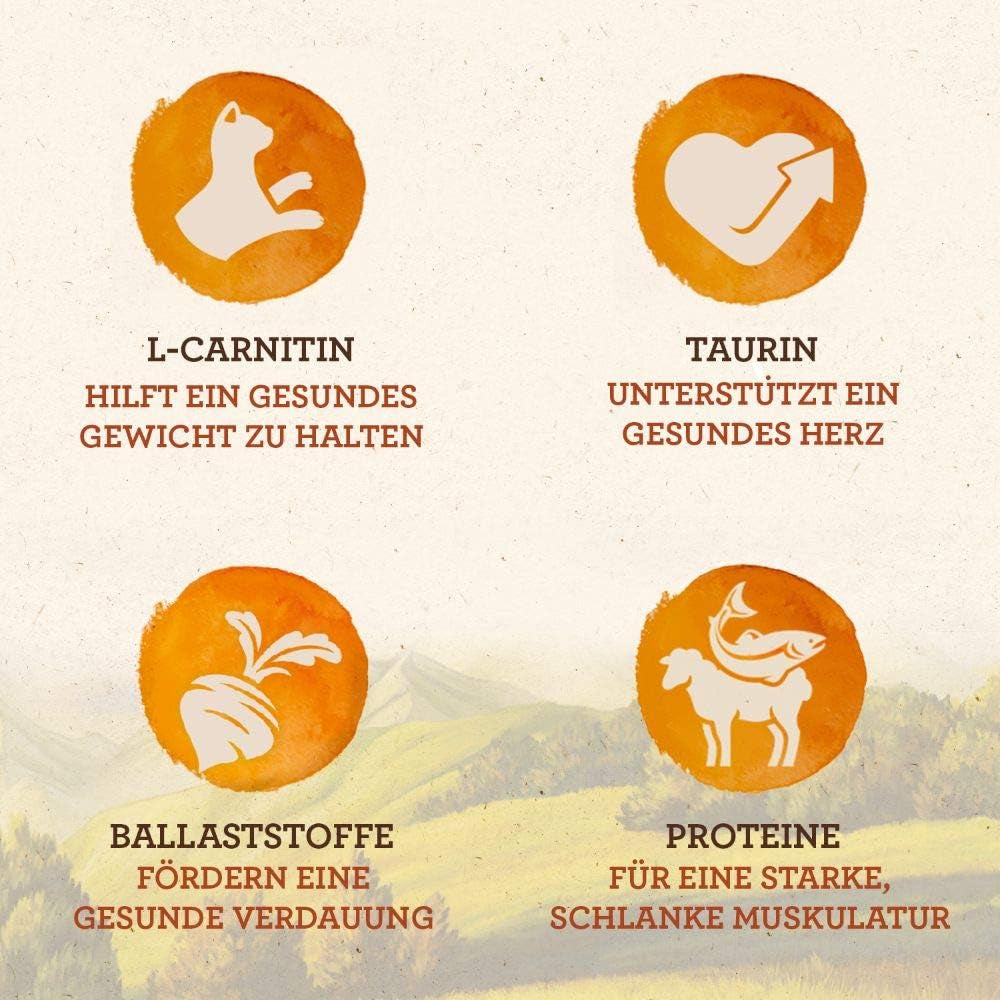IAMS Naturally Senior Vådfoder i sauce - Højkvalitets kød- og fiskevådfoder til ældre katte, Land & Sea Collection, 12 x 85g