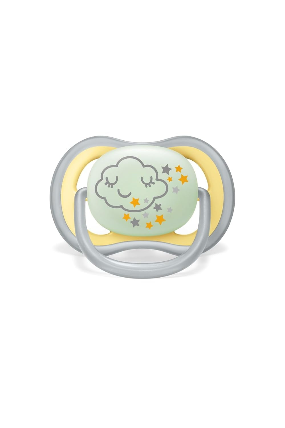 Philips AVENT Ultra Air Nighttime sut til babyer 18+ måneder Glow in the Dark Twin Pack Cloud/Tiger (model SCF376/01)