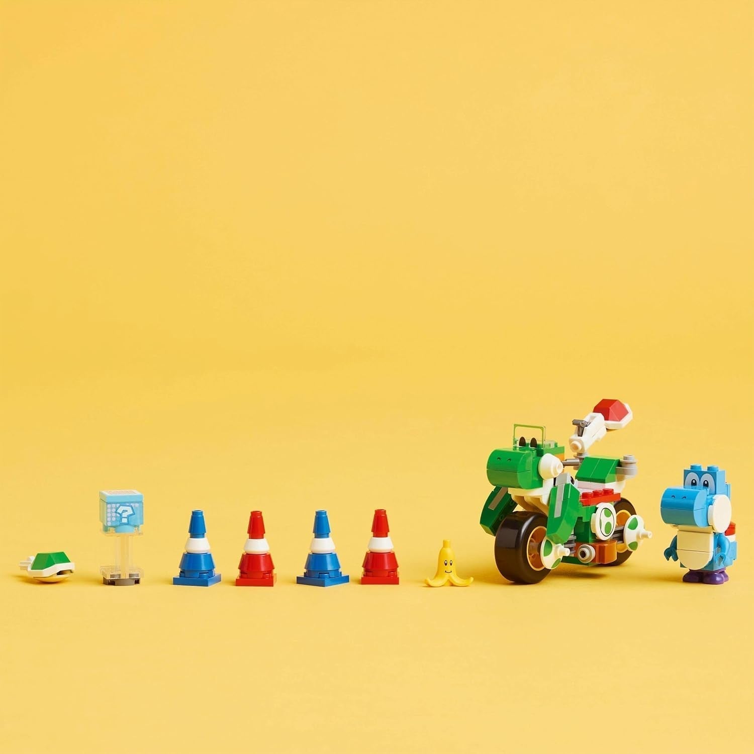 LEGO Super Mario: Mario Kart - Yoshi-cykel, Nintendo Adventure-samlesæt, gave til børn, drenge, piger og spillere på 7+, Yoshi-figursamlingssæt 72031 byggesæt Besuche den LEGO-Store