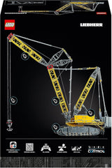 LEGO Technic Liebherr LR 13000 larvekransæt, byg den bedste fjernbetjente byggekøretøjsmodel med Control+ app, kran med spilsystem og løftearm, stort modelsæt til voksne 42146 Besuche Den LEGO-Store byggesæt