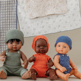 Miniland Babydukke, afrikansk dreng, 32 cm, anatomisk korrekt