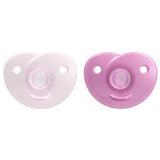 Philips AVENT Soothie - BPA-fri sut til babyer i alderen 0-6 måneder, pink/lyserød (model SCF099/22)