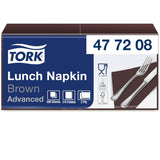 Tork 477840 Lime frokostservietter / 2-lags servietter til små måltider eller snacks / Avanceret kvalitet / 10 X 200 (2000) Papirservietter / 32,6 X 33 cm (L X B) / 1/4 fold