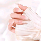 20 jelly negle klæbende tabletter - klare stærke dobbeltsidede klæbende puder Vandtætte genanvendelige tryk på negle DIY manicure sæt negletilbehør