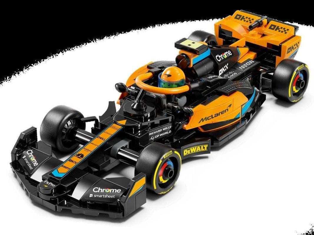 LEGO Speed Champions Mclaren Formel 1 Racerbil 2023, Legetøj til 9+-årige drenge og piger, der kan lide at lege selvstændigt, Bygbar køretøjsmodel, Indretning til børneværelse 76919 Byggesæt Besuche den LEGO-Store