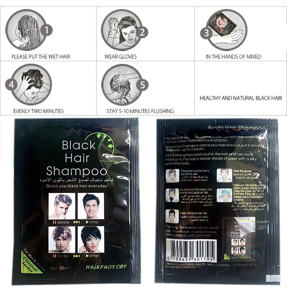 Instant Hårfarve Sort Hårfarve Shampoo Holder 30 Dage Naturlige ingredienser Naty Shop Hårfarve