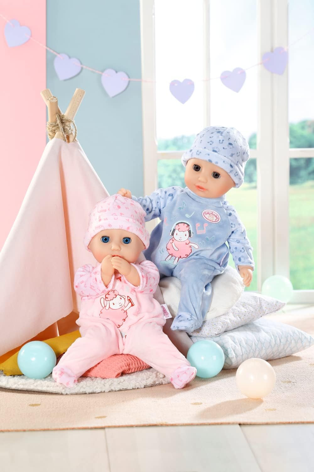 Annabell Lille Annabell blød dukke 36cm, med stofkrop og søvnige øjne, 36cm, 709870 Zapf Creation