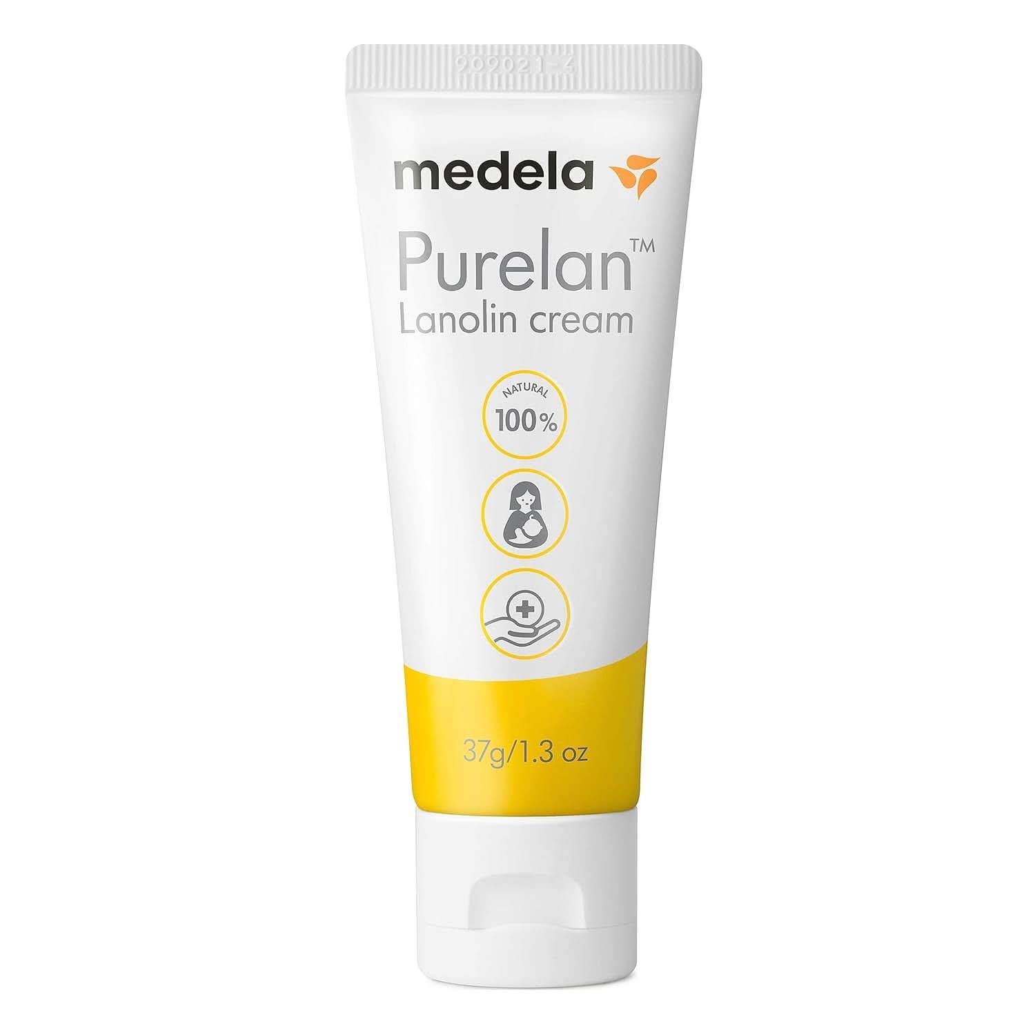 Medela Purelan 37G Lanolin Nipple Cream - creme til ømme brystvorter og tør hud, 100 % naturlig, allergivenligt Tilbehør Mad og amning Bebe Naty Shop
