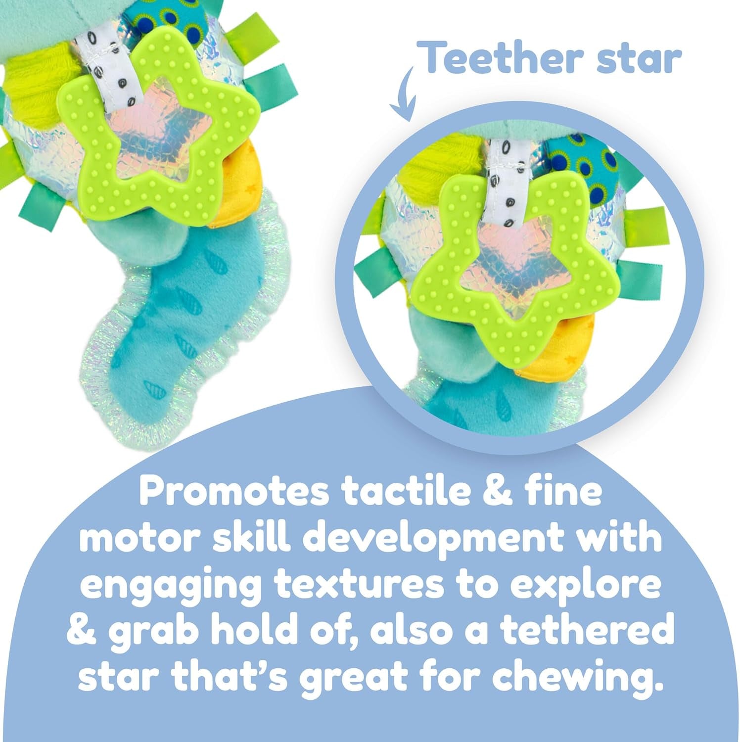 LAMAZE Alise Axolotl - Clip & Go klapvognslegetøj - sanselegetøj til babyer - 0-6 måneders tidligt læringslegetøj - ekspertdesignet til nyfødte - Babyshowergaver Bebe Naty Shop legetøj
