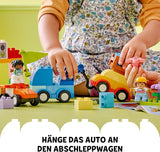 LEGO DUPLO Klassisk klodskasse biler og lastbiler, Køretøjslegesæt til børn fra 1,5 år, kreativt lærende legetøj, billegetøj og racerbilsæt 10439 Byggesæt Besuche den LEGO-Store