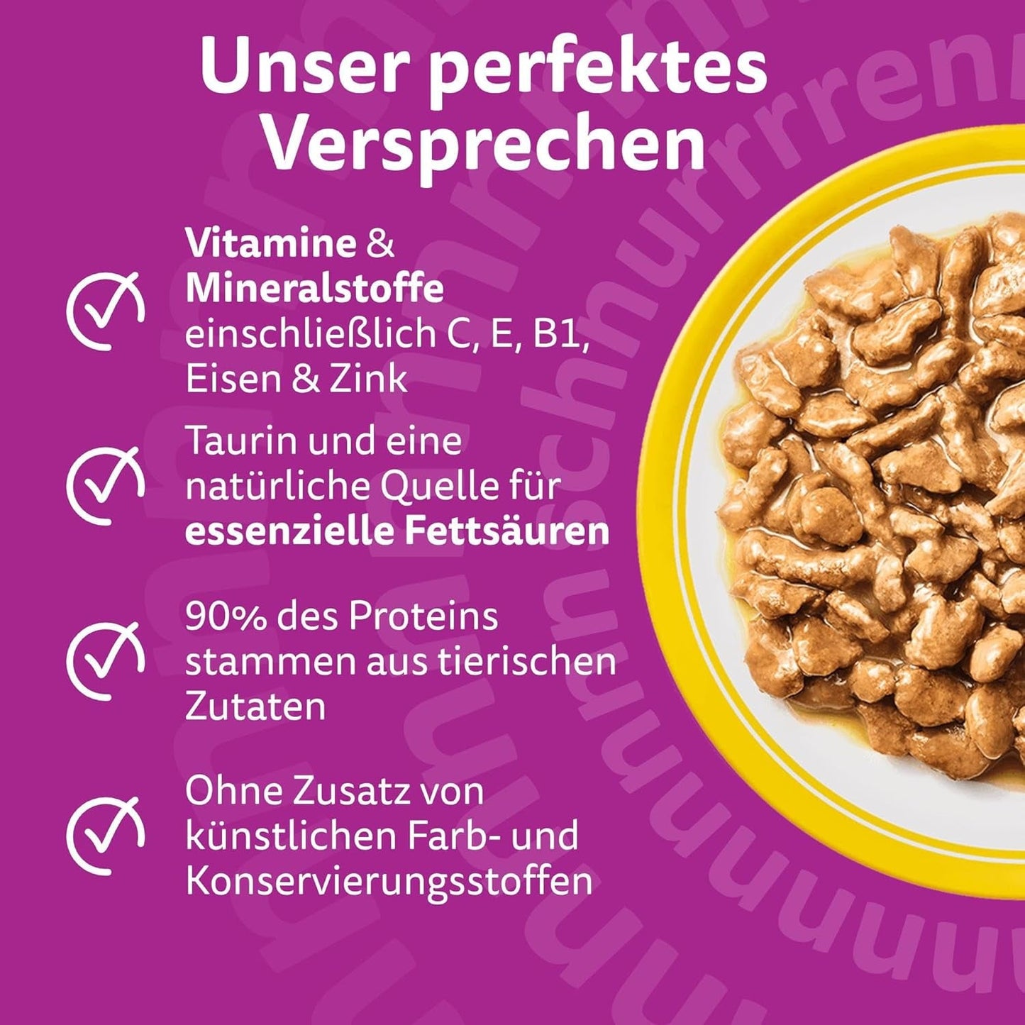 Whiskas 7+ vådfoder til katte Udvalg af fjerkræ i sauce 24 x 85 g (2 pakker) - Højkvalitets vådfoder fra 7 år i 48 portionsposer
