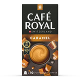 Café Royal Caramel Flavored Kaffee – Nespresso®-kompatibel Kaffeekapseln, cremet, helle Röstung, 100 % Arabica, Rainforest Alliance, 100 Kapseln