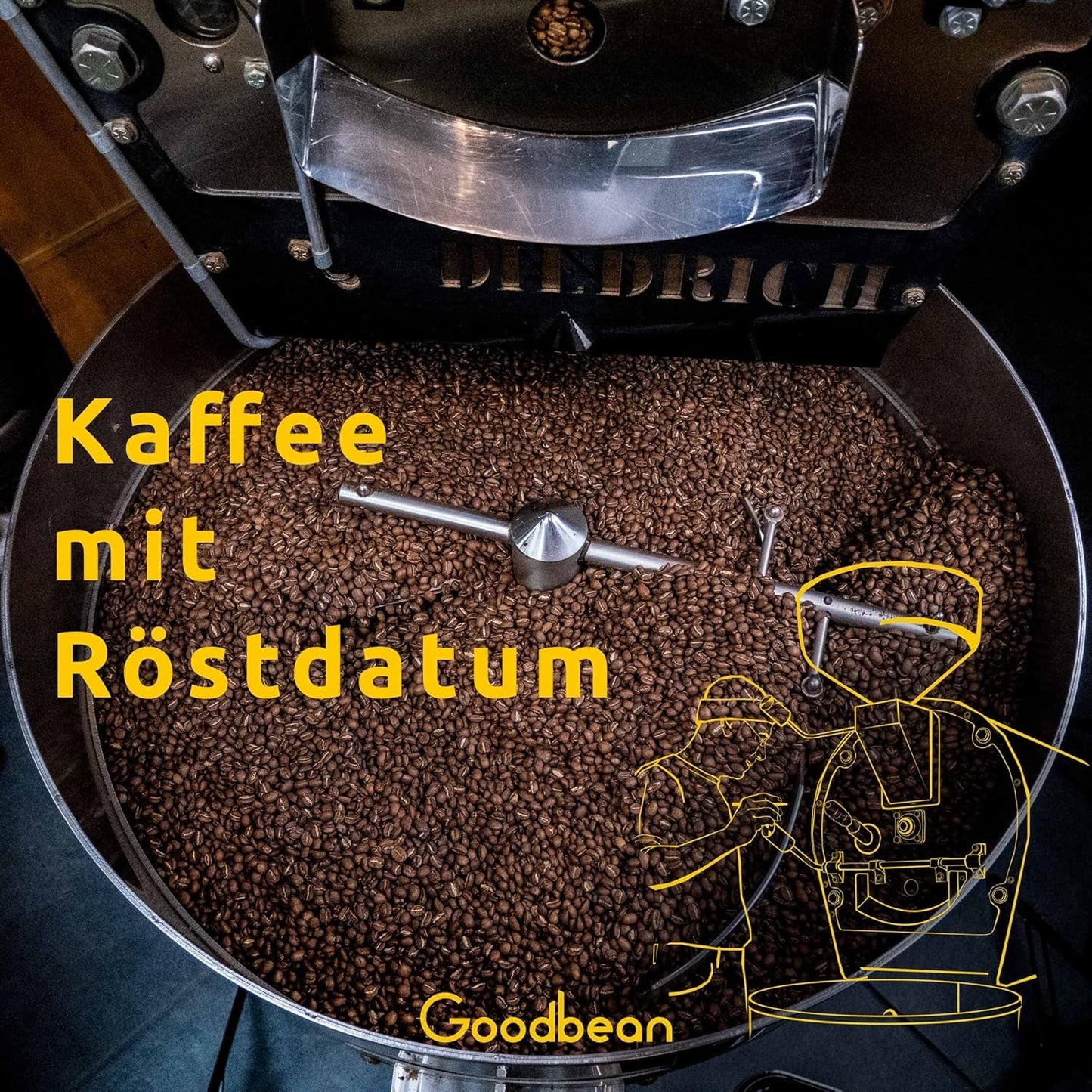 Santos | Kaffebønner 2500g - 100% Arabica fra Brasilien | til espresso, cappuccino eller stærk filtreret kaffe | Omni Stege | Klassisk kaffe - den perfekte introduktion til specialkaffe