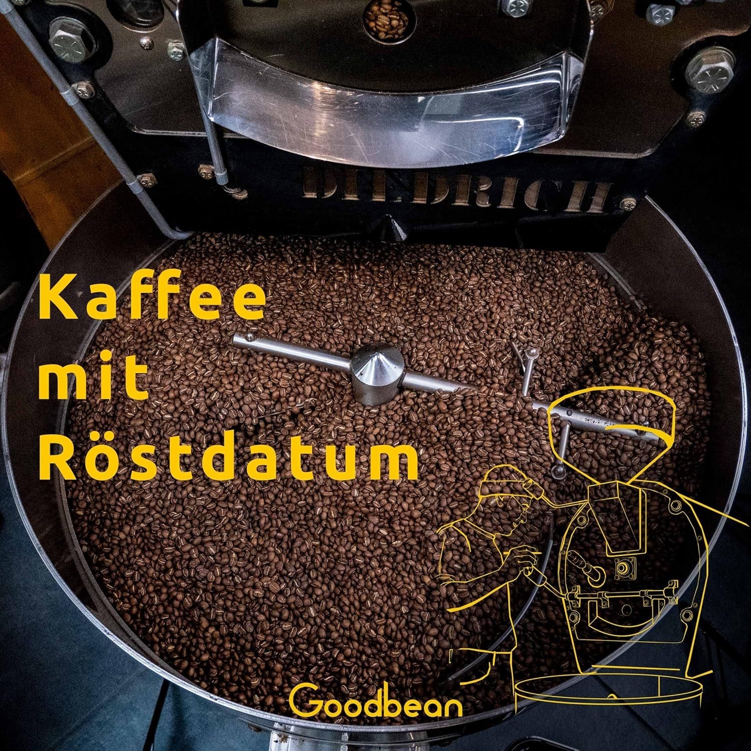 Santos | Kaffebønner 2500g - 100% Arabica fra Brasilien | til espresso, cappuccino eller stærk filtreret kaffe | Omni Stege | Klassisk kaffe - den perfekte introduktion til specialkaffe