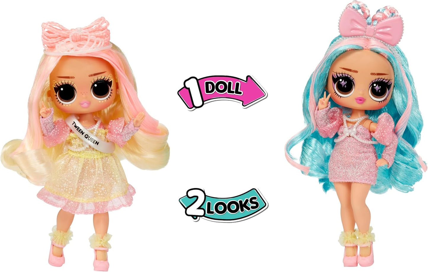L.O.L. Surprise Tweens Surprise Swap Series - Braids-2-Waves Winnie - Modepuppe med mere som 20 Überraschungen inklusive Styling-Kopf under fantastiske Mode og tilbehør - til børn fra 4 år