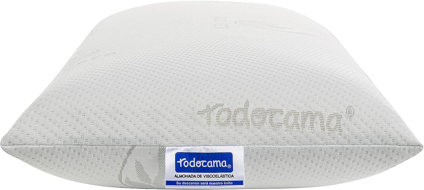 Todocama - Memory pude, aloe vera, 2 stk, 70 cm, hvide Naty Shop standard puder