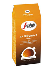 Segafredo Zanetti Caffè Crema Dolce - Hele bønner (1 kg pakke) - Velegnet til Caffè Crema - Lette til mellemristede kaffebønner med en mild og afbalanceret smag (2 pakke)