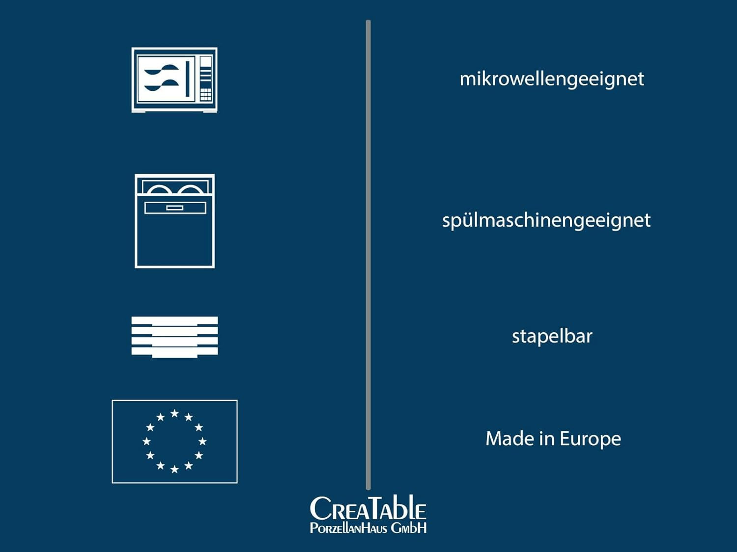 CreaTable, 16999, Flora ORCHARD-serien, 16-delt porcelænssæt til 4, kombiservice af porcelæn, tåler opvaskemaskine og mikroovn, fremstillet i Europa