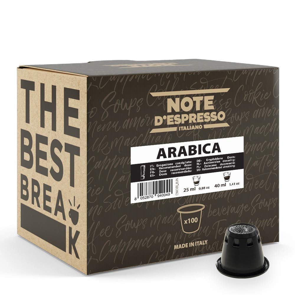Arabica kaffekapsler Nespresso-kompatible 5,6 g x 100 kapsler