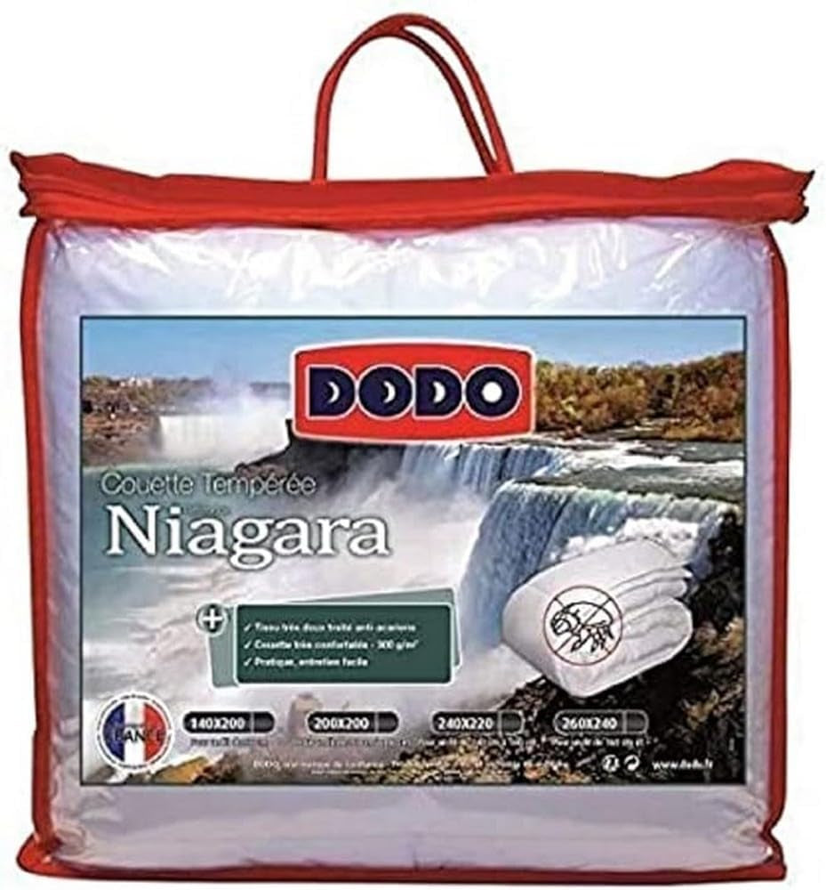 Dyne, Midesikker, Hvid, 240 X 220 Cm, Til dobbeltseng, Quilt Niagara, Blød og behagelig, Maskinvaskbar ved 40 °C Dyner og dyner Naty Shop 200X140 Cm Uni