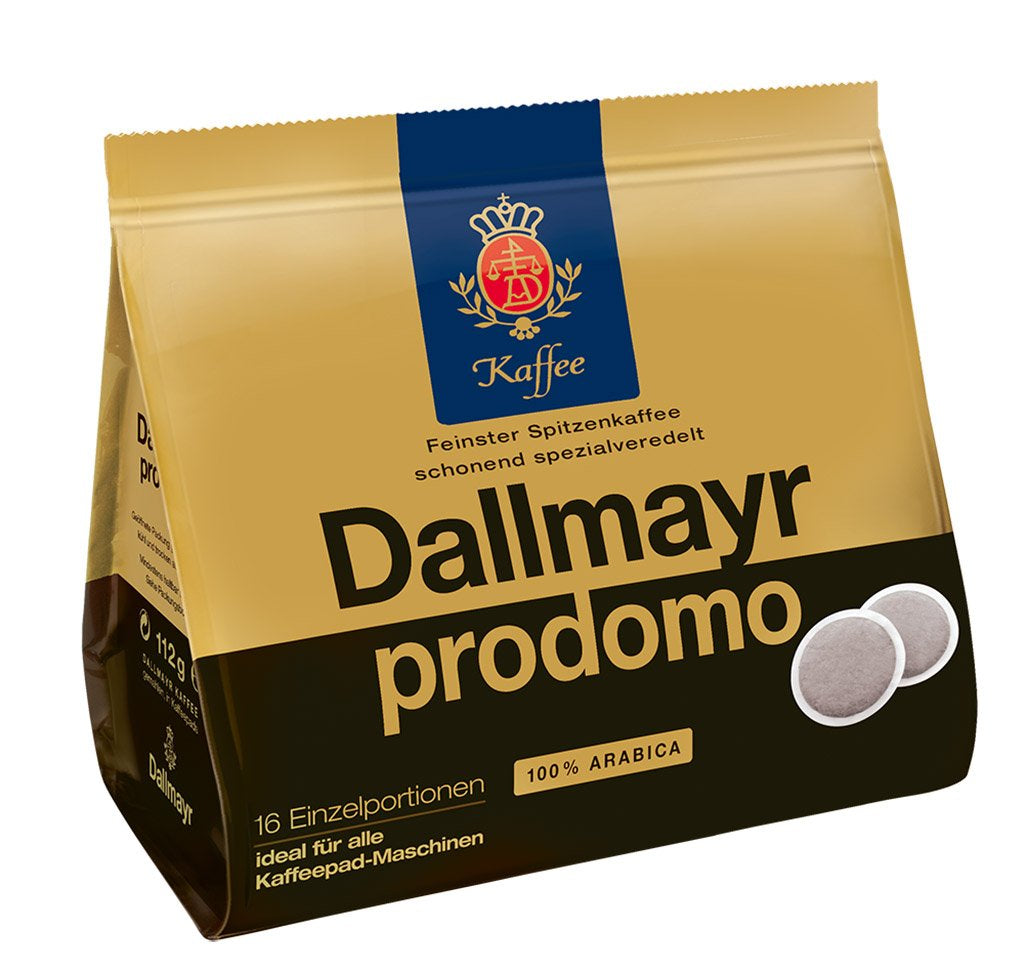 Kaffee Prodomo Kaffeepads, 5er pakke (5 x 16 pads)