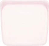 Stasher Bag Genanvendelig Premium Silikone Mad Taske Sandwich Taske Klar Holdbar Ovn Opvaskemaskine Fryser Sikker Miljøvenlig Madpakke Lækagesikker 828ml Mad Opbevaringsbokse Naty Shop Rose Quartz