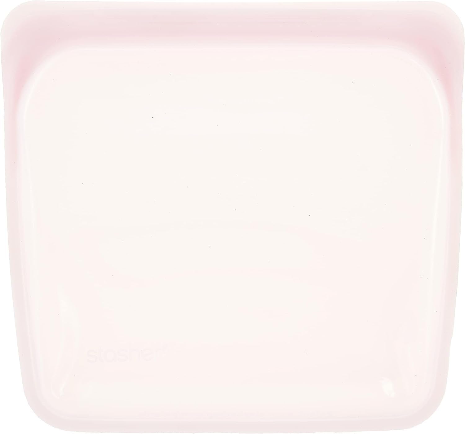 Stasher Bag Genanvendelig Premium Silikone Mad Taske Sandwich Taske Klar Holdbar Ovn Opvaskemaskine Fryser Sikker Miljøvenlig Madpakke Lækagesikker 828ml Mad Opbevaringsbokse Naty Shop Rose Quartz
