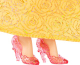 Mattel Disney Princess Legetøj Artikuleret Belle Fashion Dukke med funklende tøj og tilbehør Disney film inspireret gave til børn HLW11