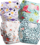 Littles og Bloomz genanvendelig ble FLV2-0602, standard krog og løkke lukning, 6 bleer