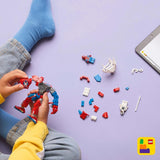 LEGO Marvel Spider-Man Mech vs. Anti-Venom - Superheltelegetøj med 2 minifigurer - Actionfigur med bevægelige arme, ben og fingre - Gave til drenge og piger i alderen 6+ 76308 Besuche den LEGO-Store byggesæt