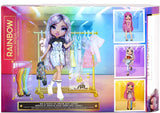 Rainbow High 571049 Fashion Studio - Eksklusiv dukke med tøj, tilbehør og 2 skinnende parykker - Skab over 300 outfits!