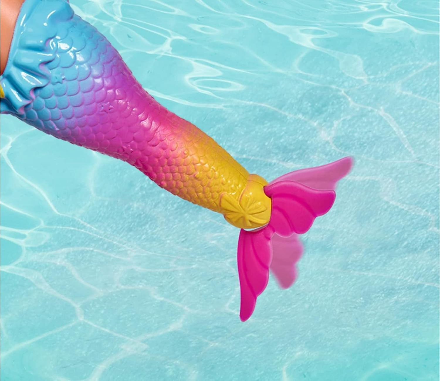 Simba 105733318 - Evi Love Swimming Havfrue, Evi som en havfrue, Kan svømme rigtigt, Med fiskefigur, Påklædningsdukke, 12cm, Til børn fra 3 år og opefter Dukker Naty Shop